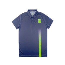 Customized men's short-sleeved sublimation Polo shirt, whole piece printing, advertising company JAG gradient color LOGO, black P1601 Customized men's short-sleeved sublimation Polo shirt, whole piece printing, advertising company JAG gradient color LOGO, black P1601